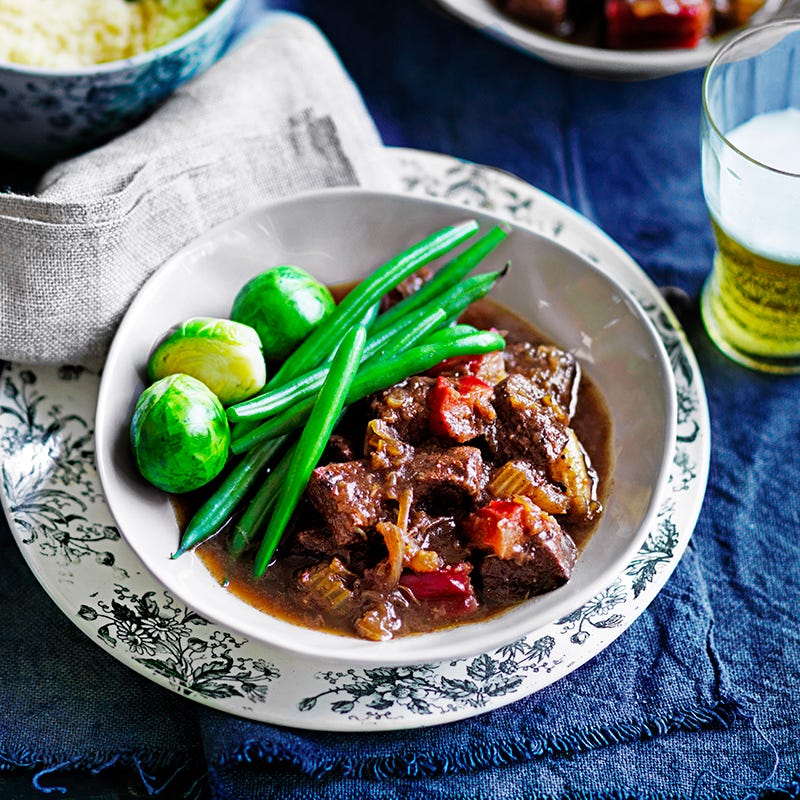 Persian beef and rhubarb stew