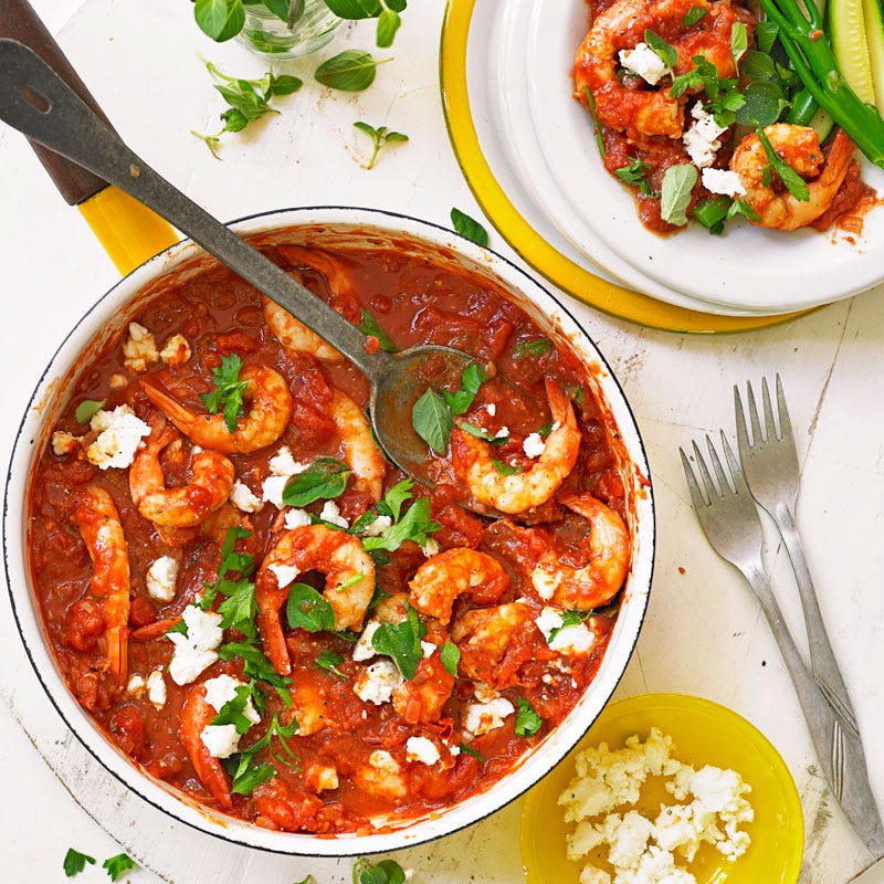 Photo of Saganaki prawns by WW