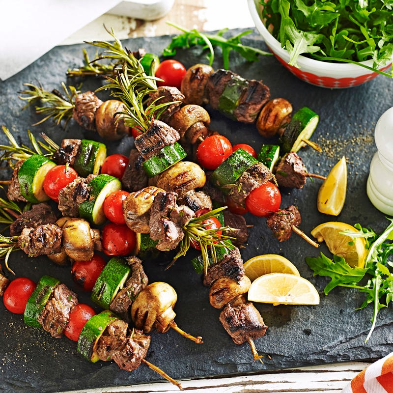 Photo of Rosemary and lemon kangaroo kebabs by WW