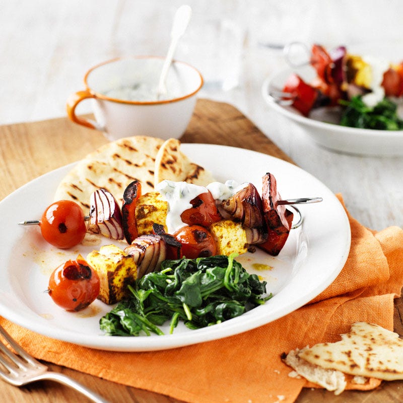 Photo of Korma kebabs with naan bread by WW