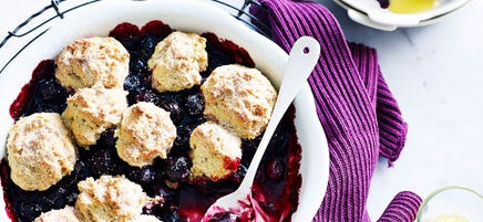 Cherry cobbler