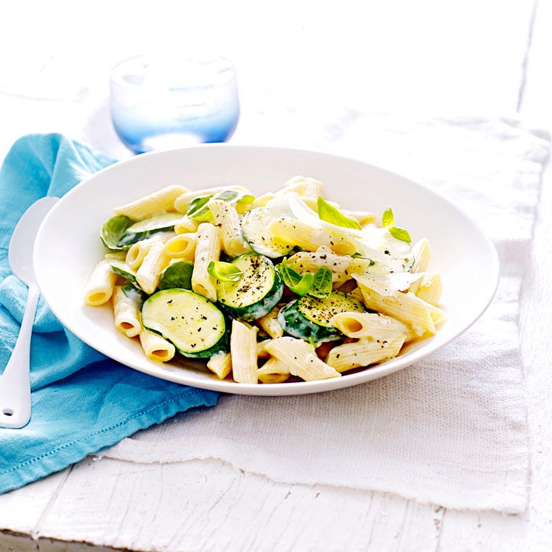 Photo of Zucchini and cream pasta by WW
