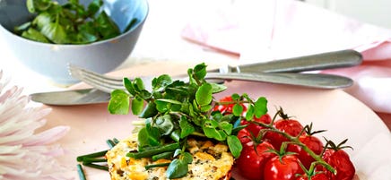 Cottage cheese frittatas