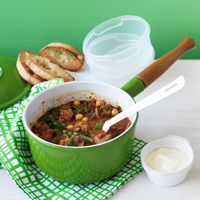 Photo of Spicy lamb, lentil and chickpea soup by WW