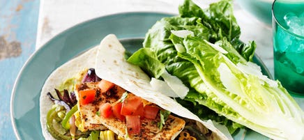 Cajun tofu tacos
