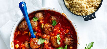 Koftas with couscous