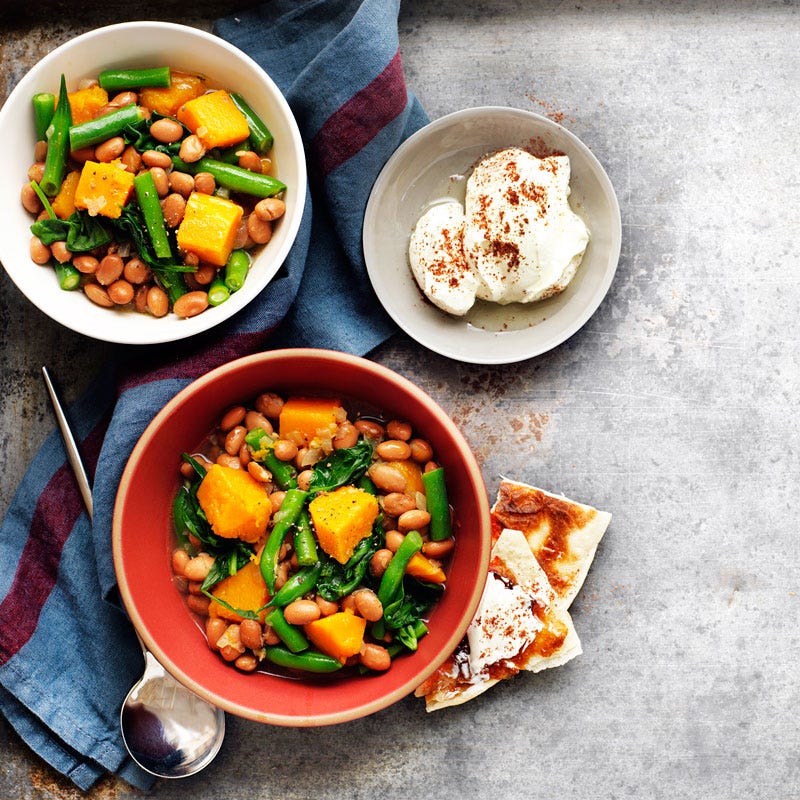 Photo of Borlotti, pumpkin and green bean stew by WW