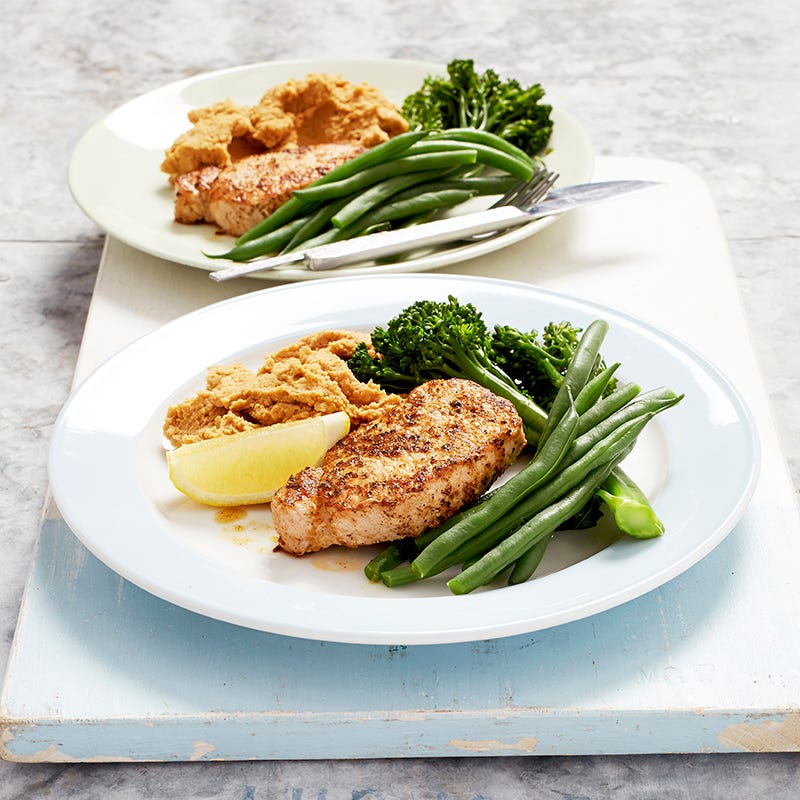 Photo of Cajun pork with chickpea mash by WW