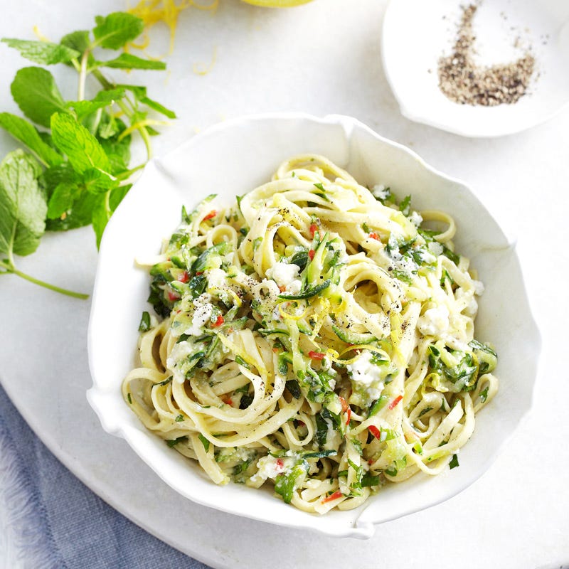 Photo of Zucchini, lemon and ricotta linguine by WW