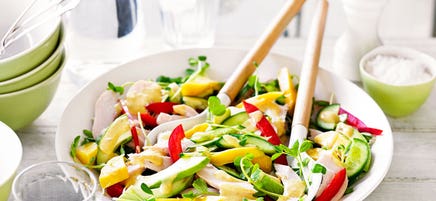 Coronation chicken salad