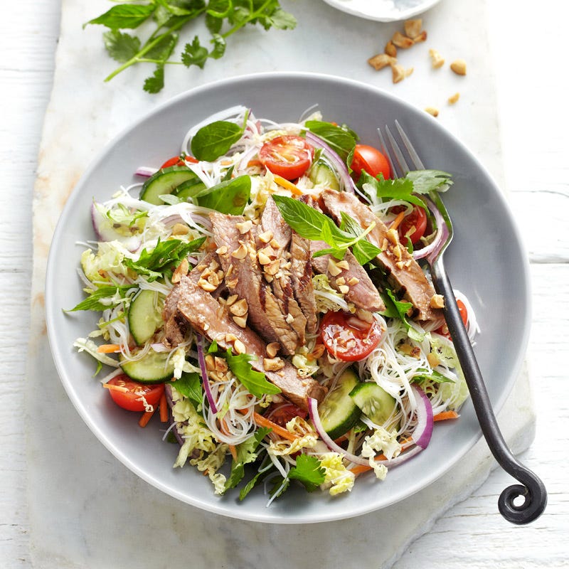 Grilled beef Vietnamese salad