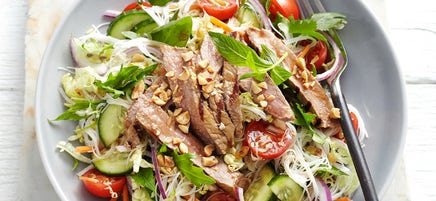 Grilled beef Vietnamese salad