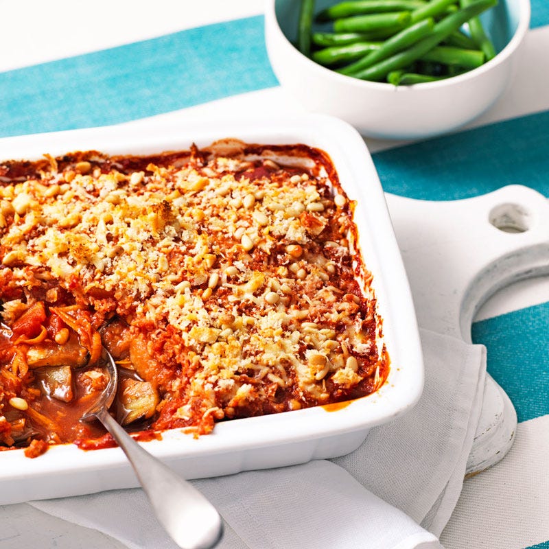 Eggplant and sweet potato melanzane