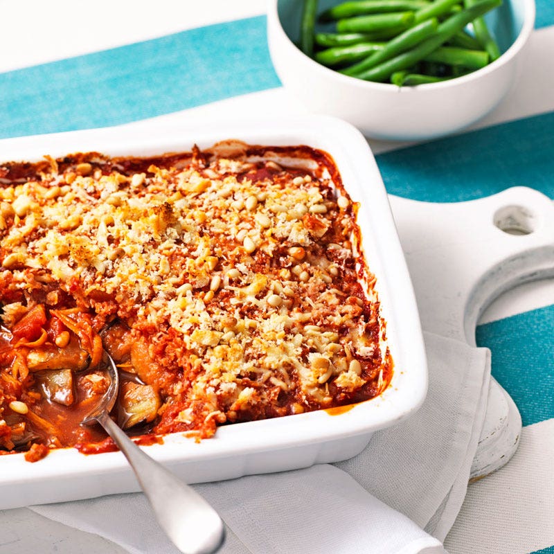 Eggplant and sweet potato melanzane