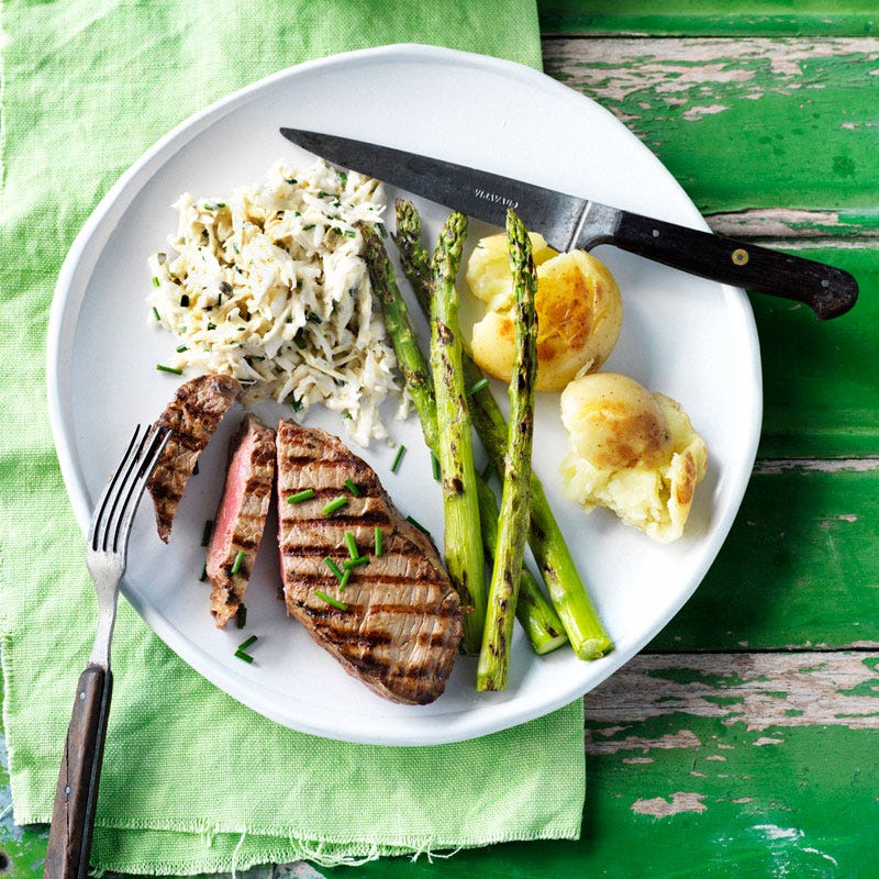 Photo of Steak with horseradish and celeriac remoulade by WW