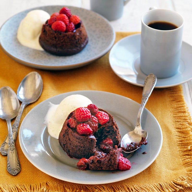 Photo of Raspberry chocolate puddings by WW