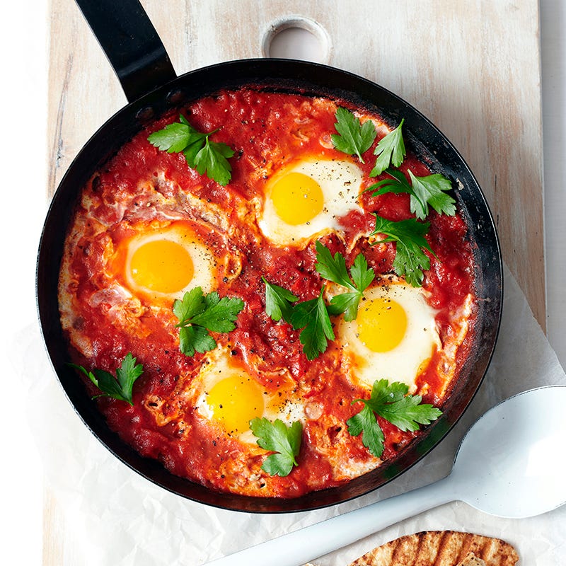 Photo of Shakshuka with pita bread by WW