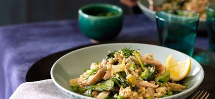 Chicken and barley stew