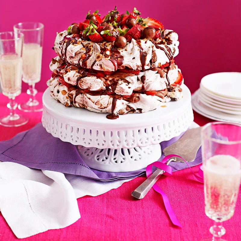 Photo of Chocolate hazelnut meringue stack by WW