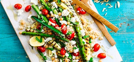 Quinoa and chickpea salad