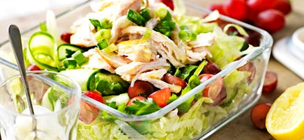 Chicken and grape salad