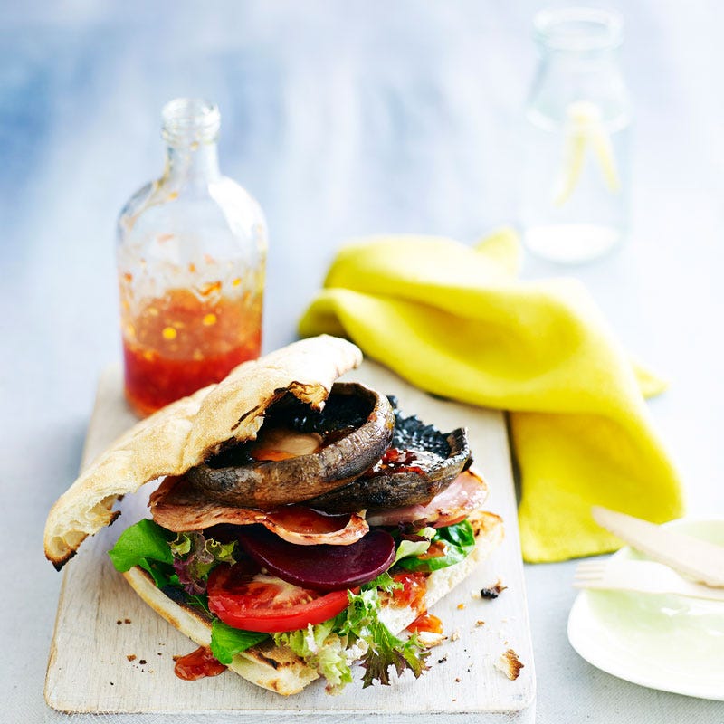 Photo of Bacon and mushroom burger by WW