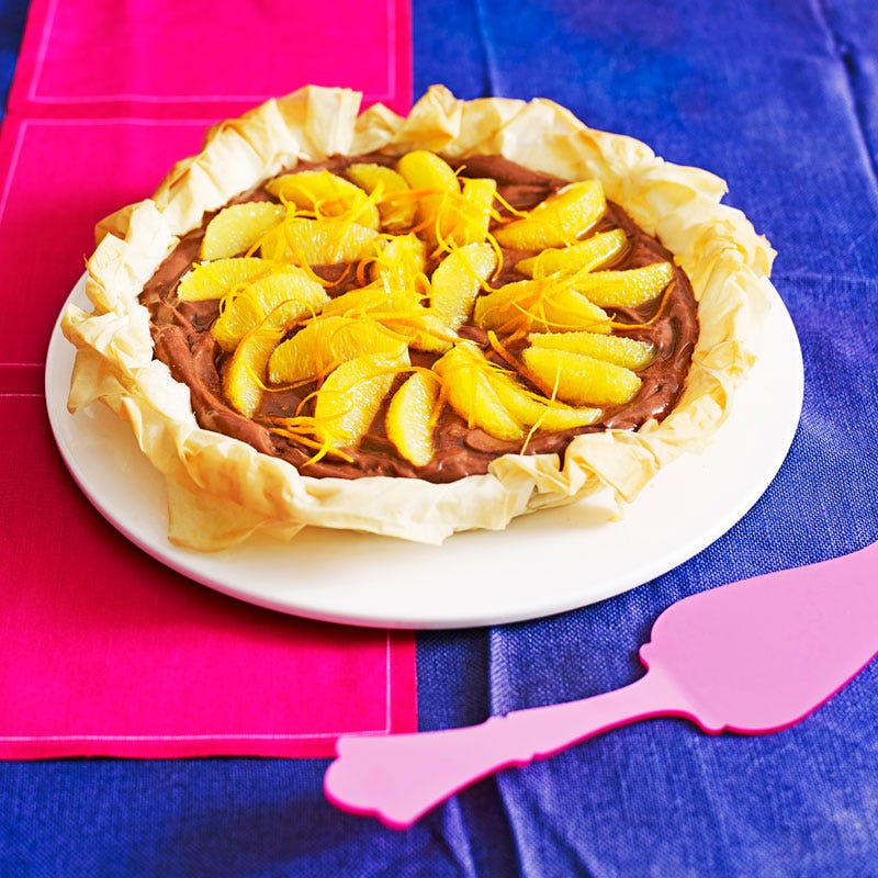 Photo of Chocolate filo and orange tart by WW