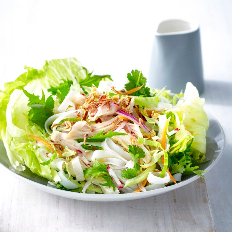 Photo of Vietnamese chicken and noodle salad by WW