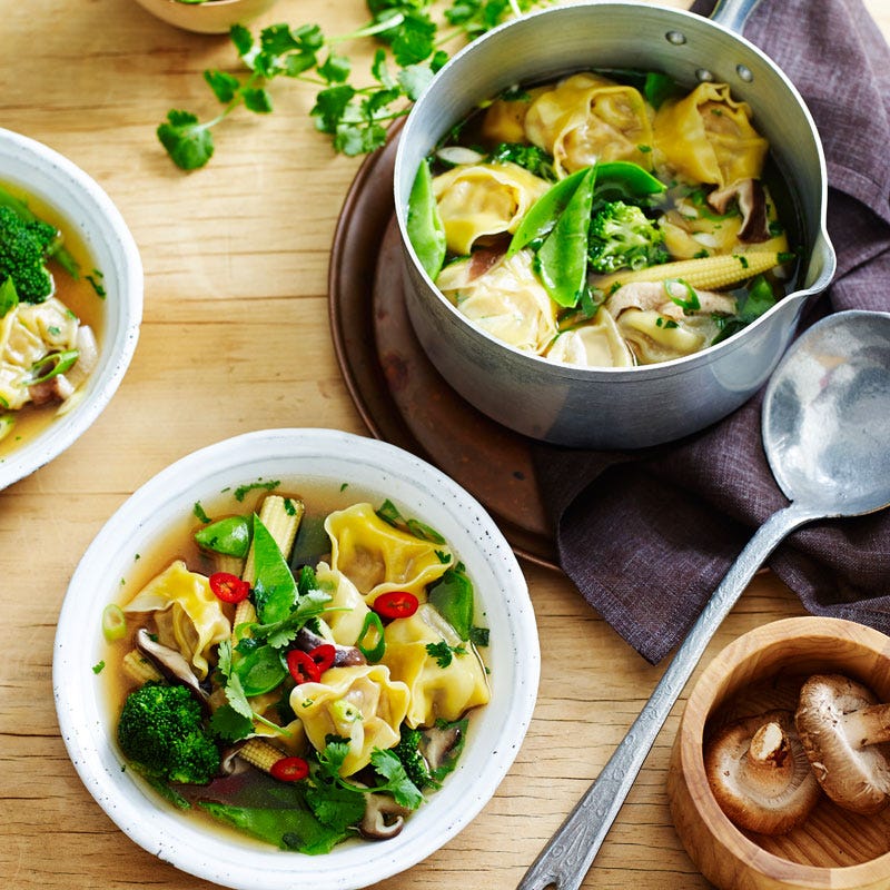 Photo of Pork and prawn wonton soup by WW