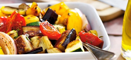 Air fryer ratatouille