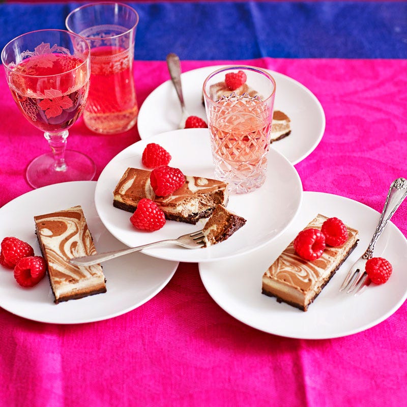 Photo of Marbled chocolate cheesecake by WW