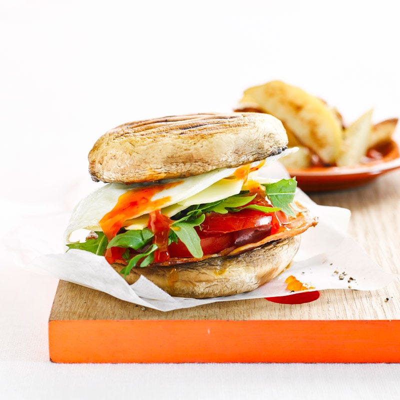 Photo of Cheesy mushroom burgers by WW