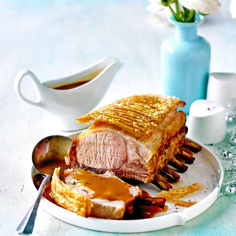 Photo of Pork rib roast with cider gravy by WW