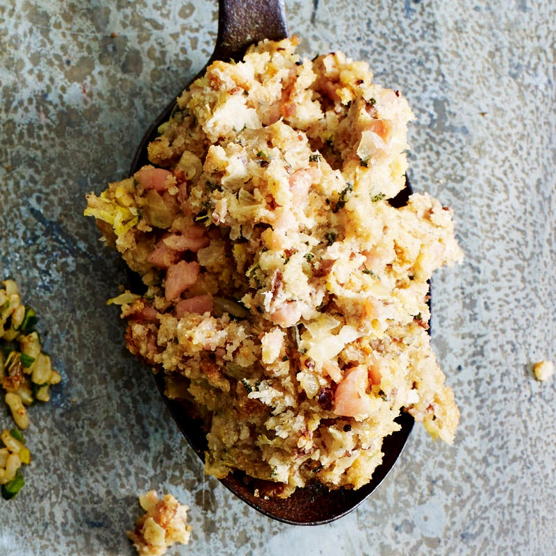 Sourdough, thyme and porcini mushroom stuffing