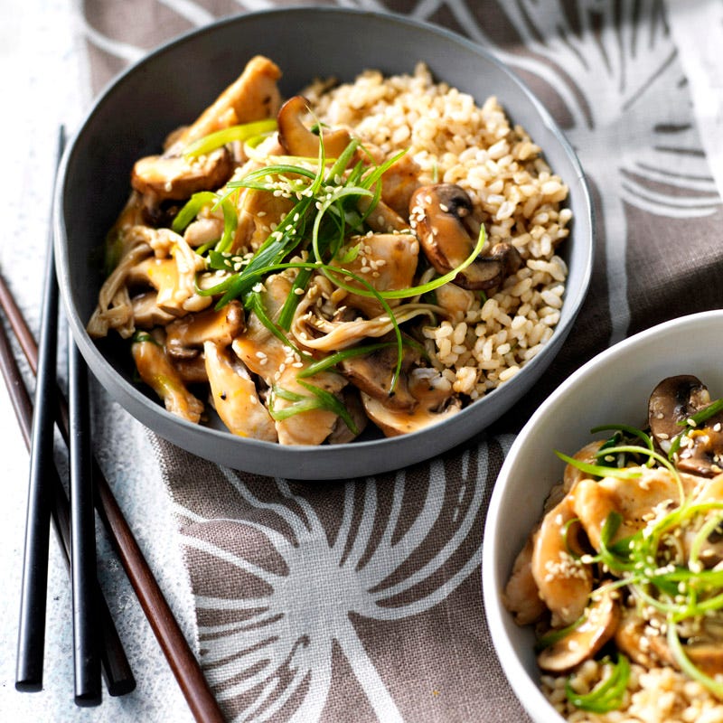 Photo of Turkey and mushroom stir-fry by WW