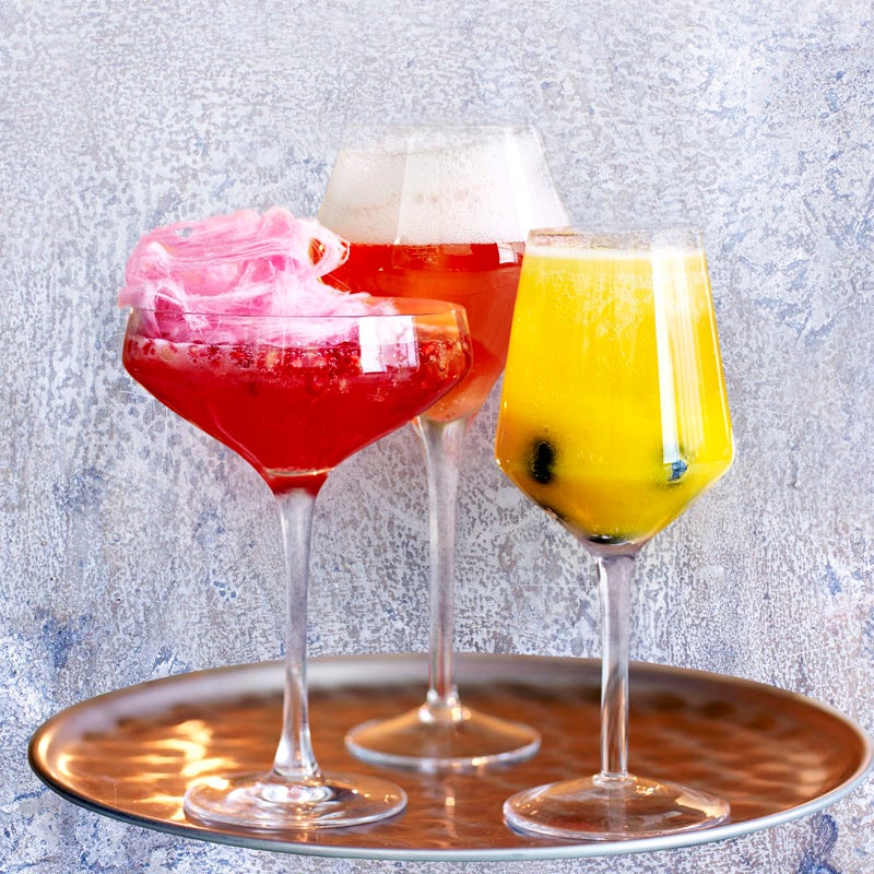 Photo of Champagne and strawberry sorbet spider by WW