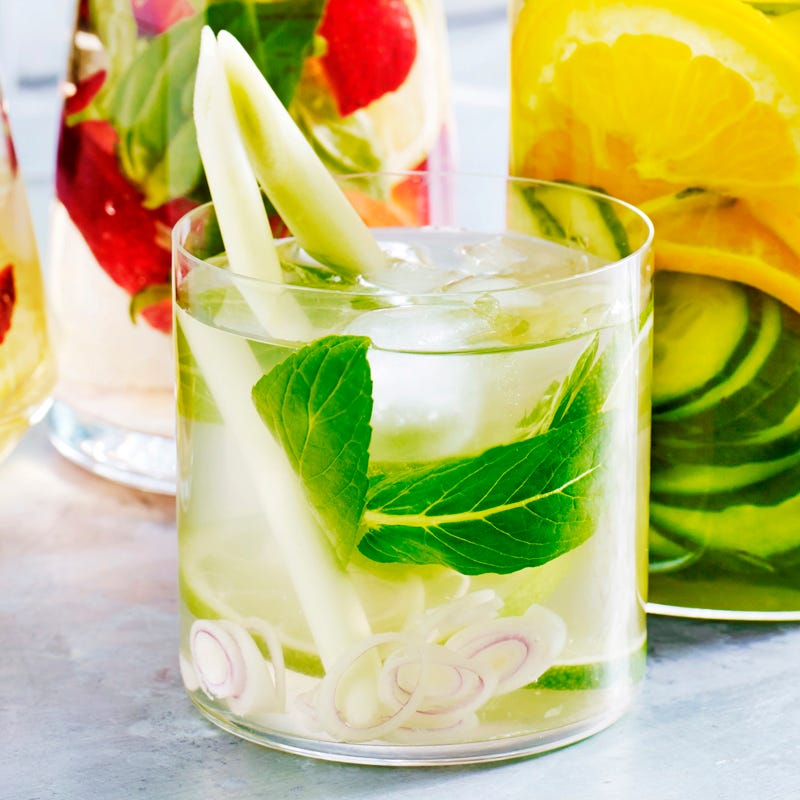 Photo of Lemongrass and lime coconut water by WW