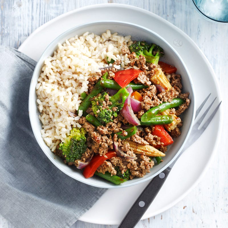 Photo of Lamb and black bean stir-fry by WW