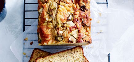 Banana, zucchini and sour cream bread