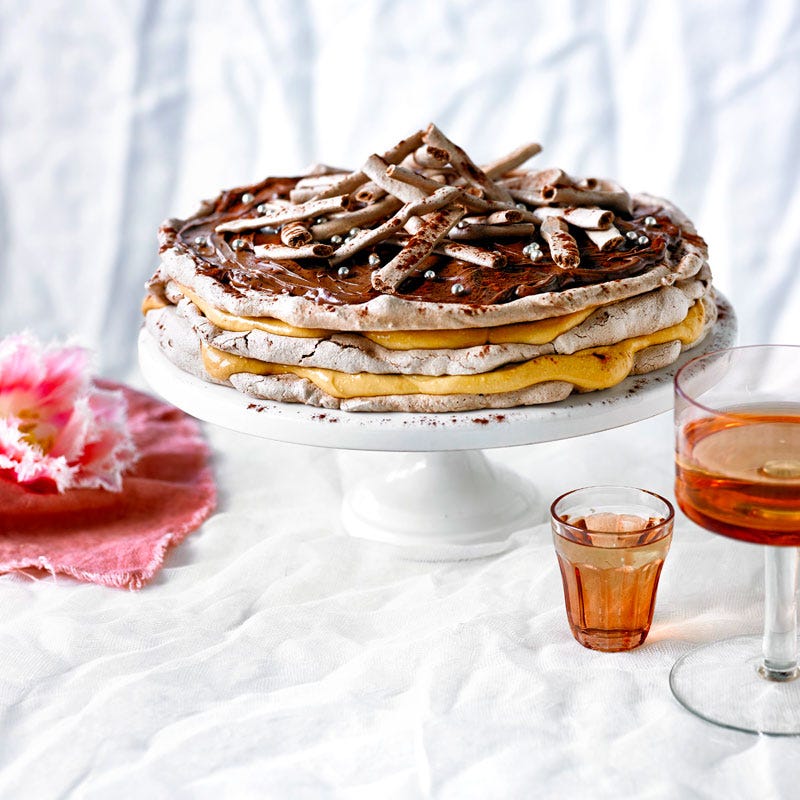 Photo of Coffee and chocolate meringue stack by WW