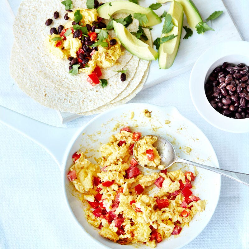 Mexican scrambled eggs