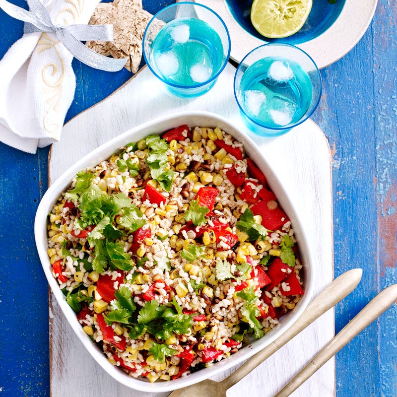 Photo of Roasted corn, capsicum and rice salad by WW