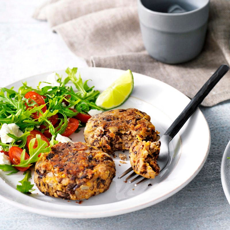 Photo of Black bean and pumpkin patties by WW