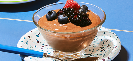 Chocolate tofu pots