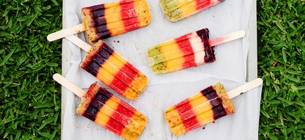 Fresh fruit iceblocks