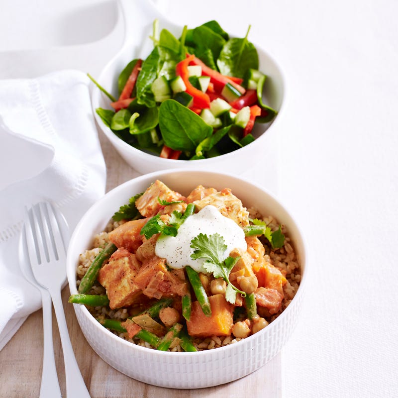 Photo of Pumpkin, chickpea and paneer curry by WW