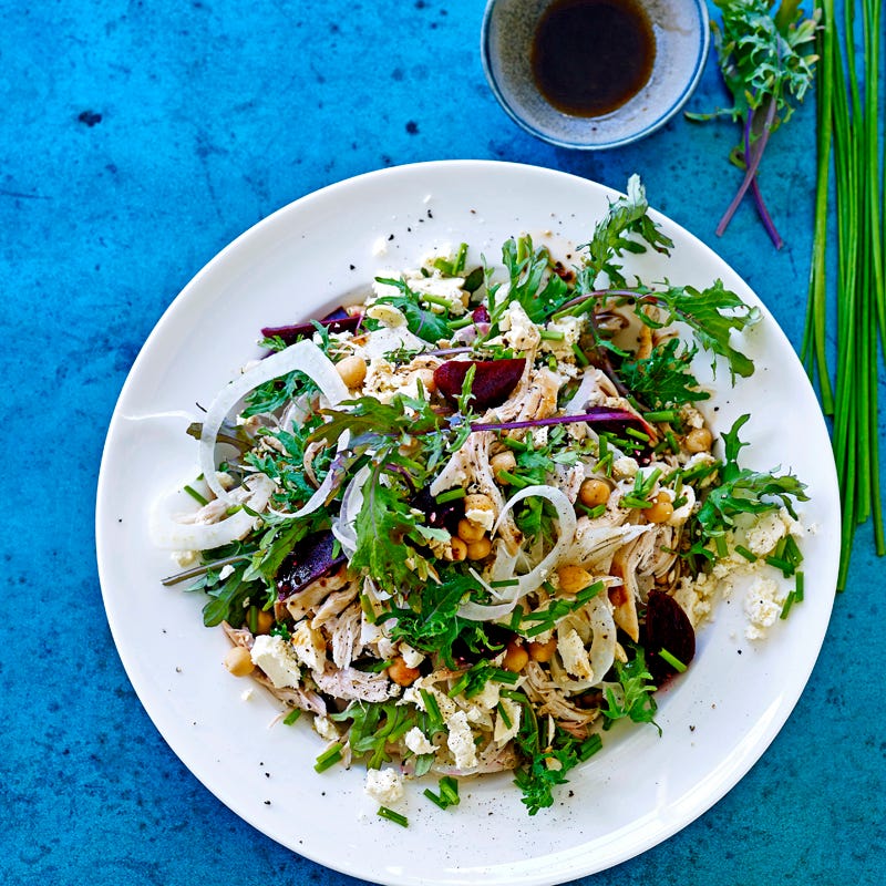 Photo of Chicken, chickpea, fennel, beetroot and kale salad by WW