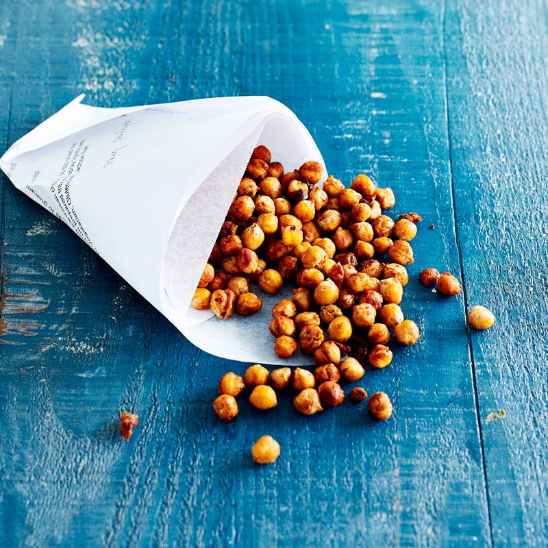 Honey-roasted chickpeas