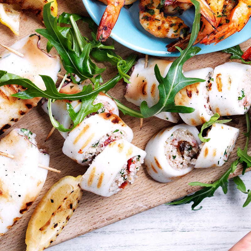 Photo of Quinoa stuffed squid hoods by WW