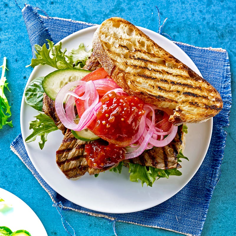 Photo of Hearty steak sandwiches by WW